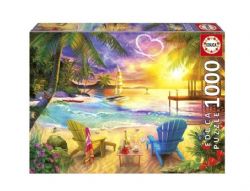 EDUCA CASSE-TÊTE 1000 PIÈCES - PLAGE D'AMOUR #20255 (0425)